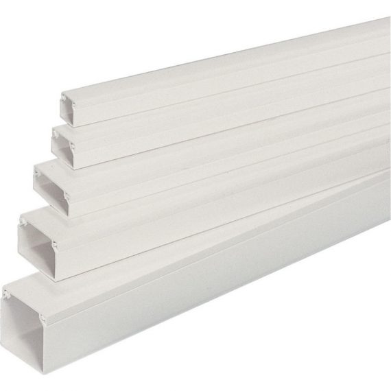 Schneider Trunking Mini Self Adhesive PVC YT4 White (H)38mm x (D)25mm x
