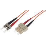 Fibre Patch Lead Duplex MM SC-ST OM2 50/125 LSZH Orange (L)3Mtr