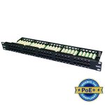 Patch Panel Voice 50Port 3 Pair Right Angle Black (H)1U x (W)19"