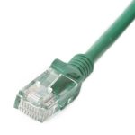 Patch Lead Cat5e U/UTP PVC Moulded Boot Green (L)20Mtr