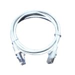 Patch Lead Cat5e U/UTP PVC Moulded Boot White (L)2Mtr