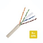 Solid Cat6 U/UTP CM (PVC) 4 Pair Eca Reelex II Grey (L)305Mtr NVP Rating 67% Outer Dia 5.9mm