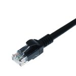 Patch Lead Cat6 U/UTP LSZH Moulded Boot Black (L)5Mtr