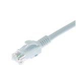 Patch Lead Cat6 U/UTP LSZH Moulded Boot White (L)5Mtr