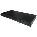 Fibre Patch Panel 12 Way SingleMode SC 6x Duplex Sliding Drawer Metal Black