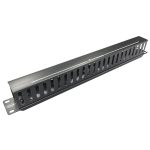 Cable Dump Panel Flat Black (H)1U x (W)19"