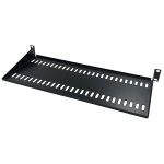 Ultima Cantilever Shelf Semi Vented Up to 35kg Black (H)1U x (W)19&