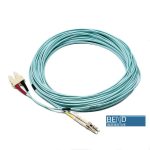 Fibre Patch Lead Duplex MM LC-SC OM3 50/125 LSZH Aqua (L)50Mtr