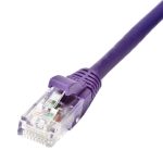Patch Lead Cat6 U/UTP LSZH Moulded Boot Purple (L)10Mtr