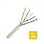 Solid Cat6 U/UTP LSZH 4 Pair Eca Reelex II Grey (L)305Mtr NVP Rating 67% Outer Dia 5.9mm