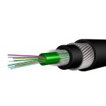 Fibre Cable Steel Wire Armour SM 4 Fibre OS2 9/125 LSZH Eca Black