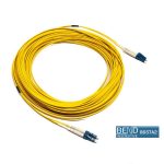 Fibre Patch Lead Duplex SM LC-LC OS2 9/125 LSZH Yellow (L)50Mtr