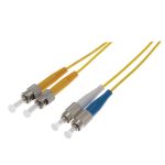 Fibre Patch Lead Duplex SM FC-ST OS2 9/125 LSZH Yellow (L)2Mtr
