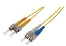 Fibre Patch Lead Duplex SM FC-ST OS2 9/125 LSZH Yellow (L)2Mtr