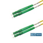 Fibre Patch Lead Duplex SM LC/APC-LC/APC OS2 9/125 LSZH Yellow (L)2Mtr