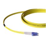 Fibre Patch Lead Flattwin SM LC-SC OS2 9/125 LSZH Yellow (L)20Mtr