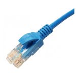 Patch Lead Cat5e U/UTP PVC Moulded Boot Light Blue (L)3Mtr