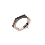 Flexicon Locknut M25 Nickel Plated Brass