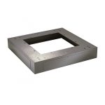 Prism Pi Cabinet Plinth Black (H)100mm x (W)600mm x (D)800mm