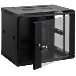 Wall Mounting Cabinet (Low Profile) Black (H)9U x (W)600mm x (D)400mm