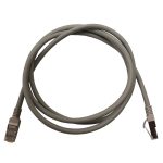 Patch Lead Cat6A S/FTP LSZH Moulded Boot 26AWG Grey (L)3Mtr