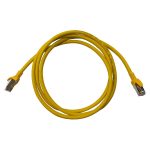 Patch Lead Cat6A S/FTP LSZH Moulded Boot 26AWG Yellow (L)2Mtr