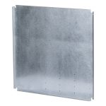 12U mounting backplate 1mm, zinc coated (DIMS 575x570mm)