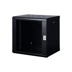 Proline Wall Mount Cabinet 12U Black (H)12U x (W)600mm x (D)600mm Weight 28Kg