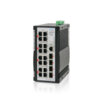 Industrial L3 16x GbE RJ45 + 4x 1G/2.5G/10G SFP+ With 16x PoE 300W Din-Rail Switch