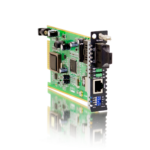 10/100Base-TX To 100Base-FX In-Band Managed Converter Card